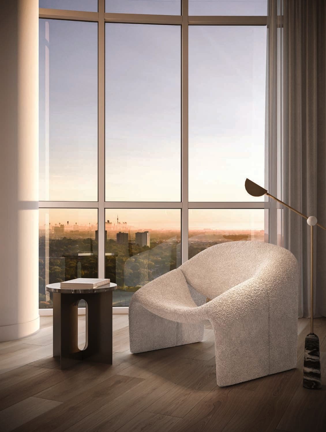 1 Bed interior. Artist's concept.